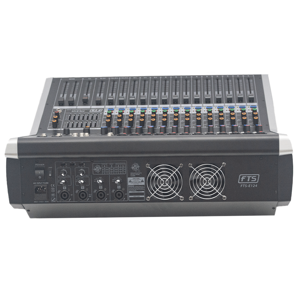 FTS 16Ch Powered Mixer 99Dsp With BT Player 600WX4 FTS-E124