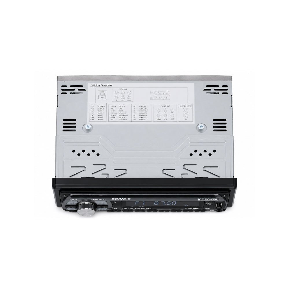 Ice Power Dvd/Sd/Cd/Front Loader/Auxin/Am/Fm/Bt IP-7230B