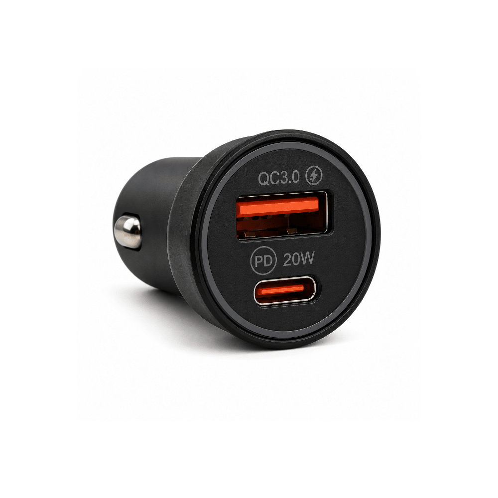 KlGo USB-CPD Car Charger Black TC-02BK