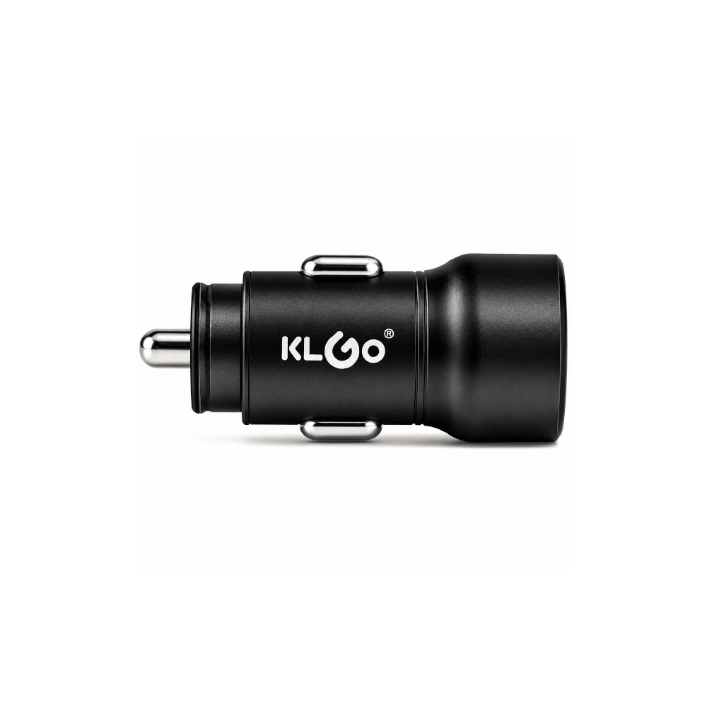 KlGo USB-CPD Car Charger Black TC-02BK