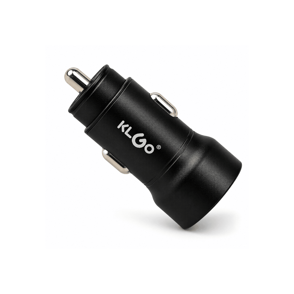 KlGo USB-CPD Car Charger Black TC-02BK