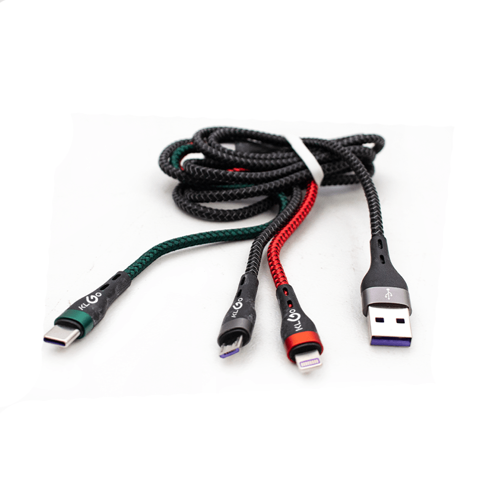 KlGo Fast Charging Cable 3in1 S-680
