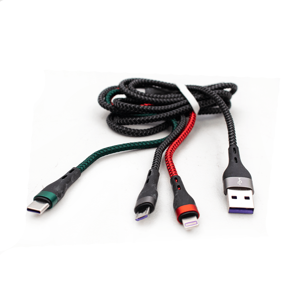 KlGo Fast Charging Cable 3in1 S-680