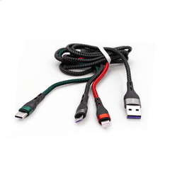KlGo Fast Charging Cable 3in1 S-680