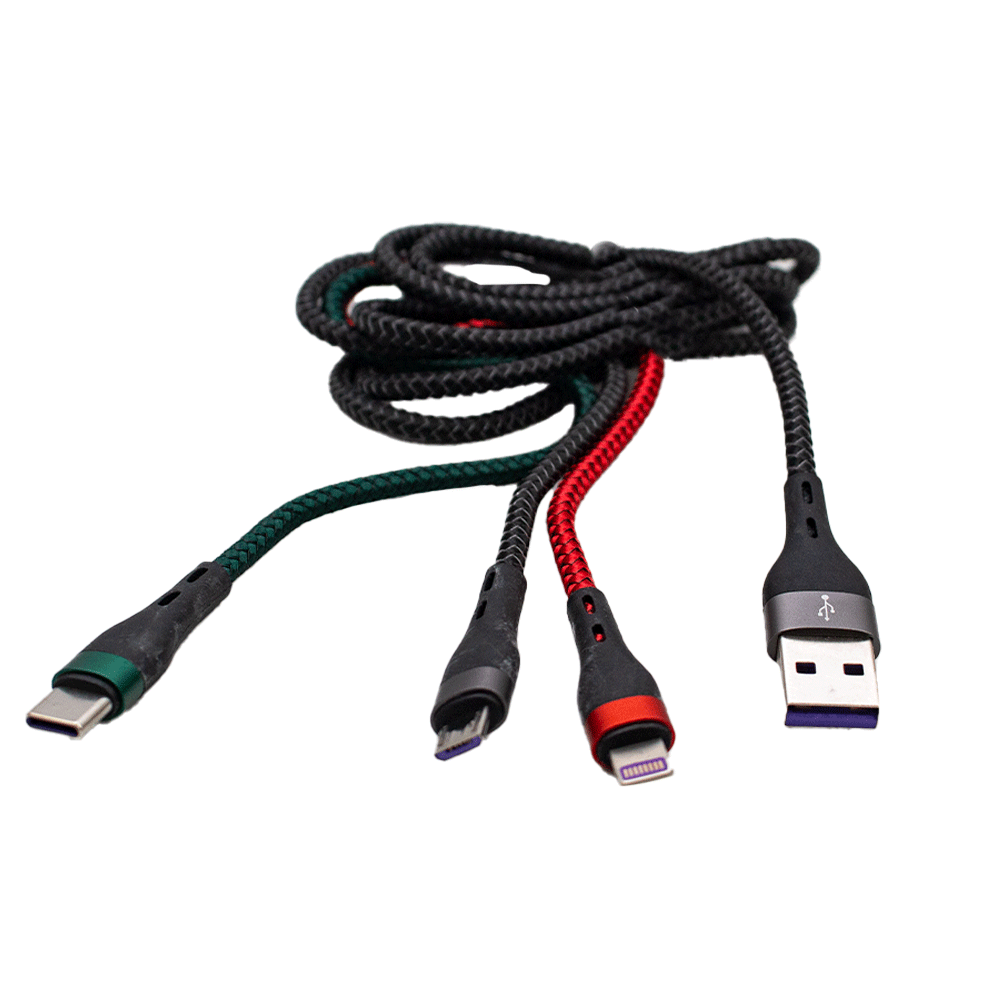 KlGo Fast Charging Cable 3in1 S-680