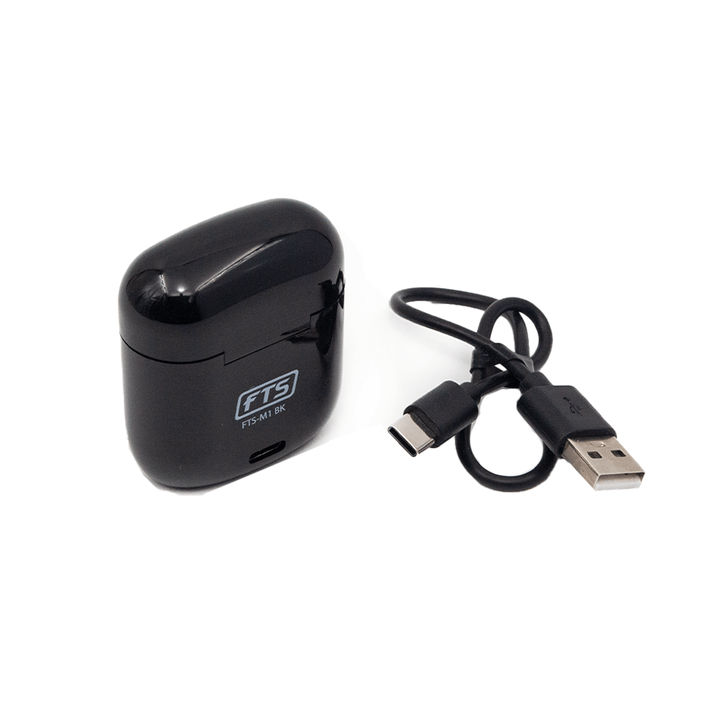 FTS Ice Pop Wireless BT EarBuds with TWS Black FTS-M1 BK