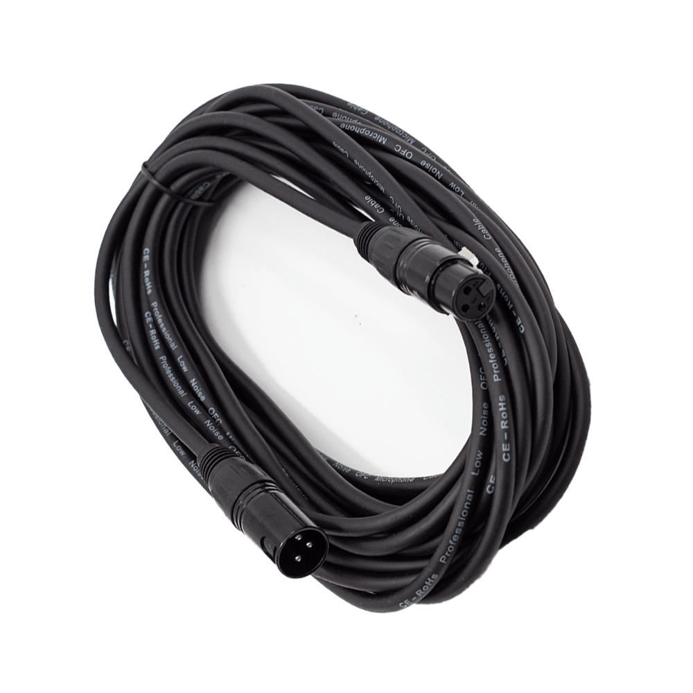 FTS 10M XLR Male -XLR Female Mic Cable TX009+TX012BK