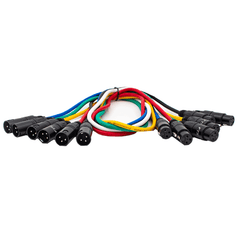 FTS XLR Male To Female Patch Cables 1m FTS-TX009+TX012/1M