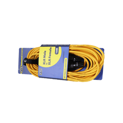 FTS XLR Male -XLR Female Mic Cable Yellow FTS-TX009+TX012YL/10M