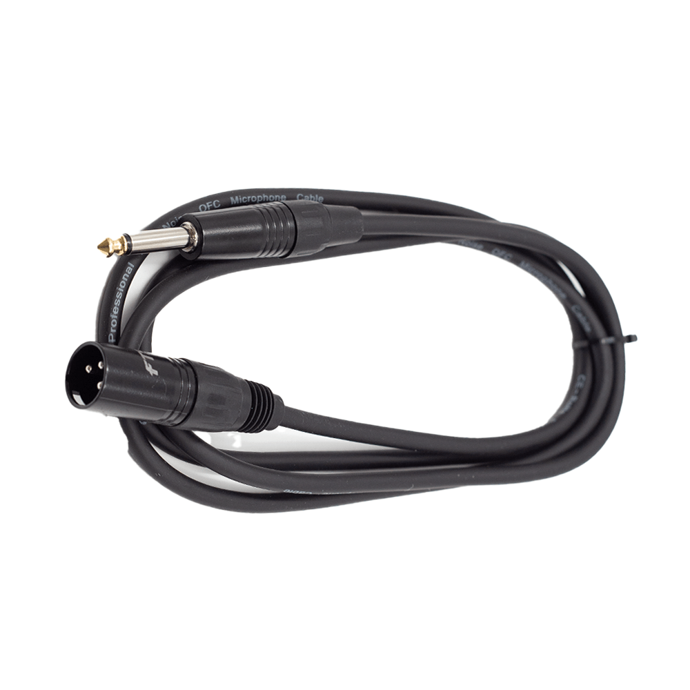 FTS 1.8M XLR Male to 6.35 Mono Jack Male 1.8m TX012+TJ013