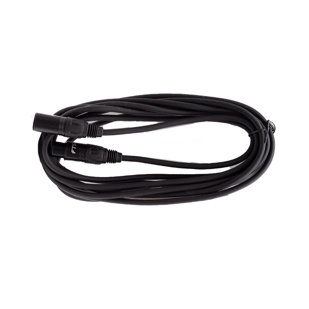 FTS 5M XLR Male XLR Female Mic Cable Black TX009+TX012BK
