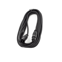 FTS 5M XLR Male XLR Female Mic Cable Black TX009+TX012BK