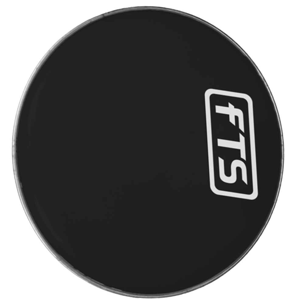 FTS 22'' Black Drum Head 0.25mm (MKI)