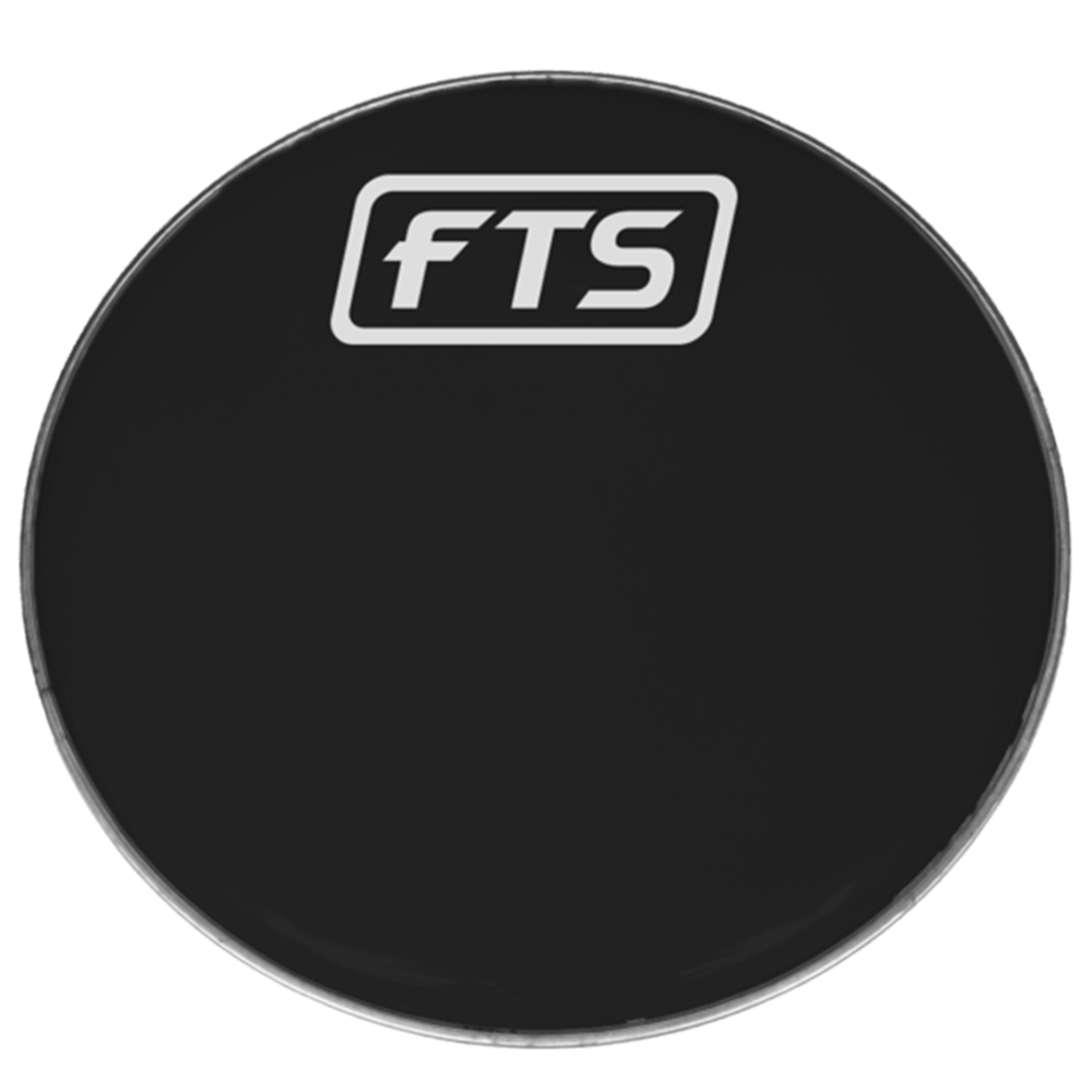 FTS 22'' Black Drum Head 0.25mm (MKI)
