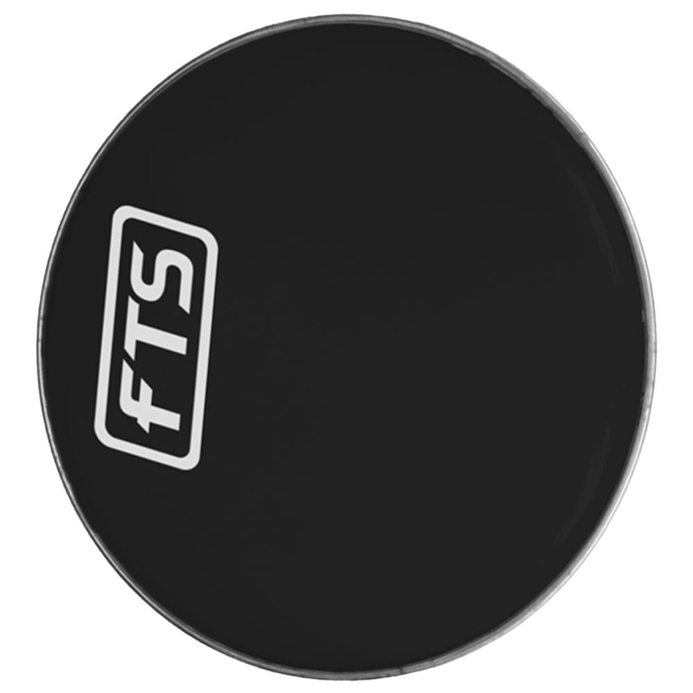 FTS 22'' Black Drum Head 0.25mm (MKI)