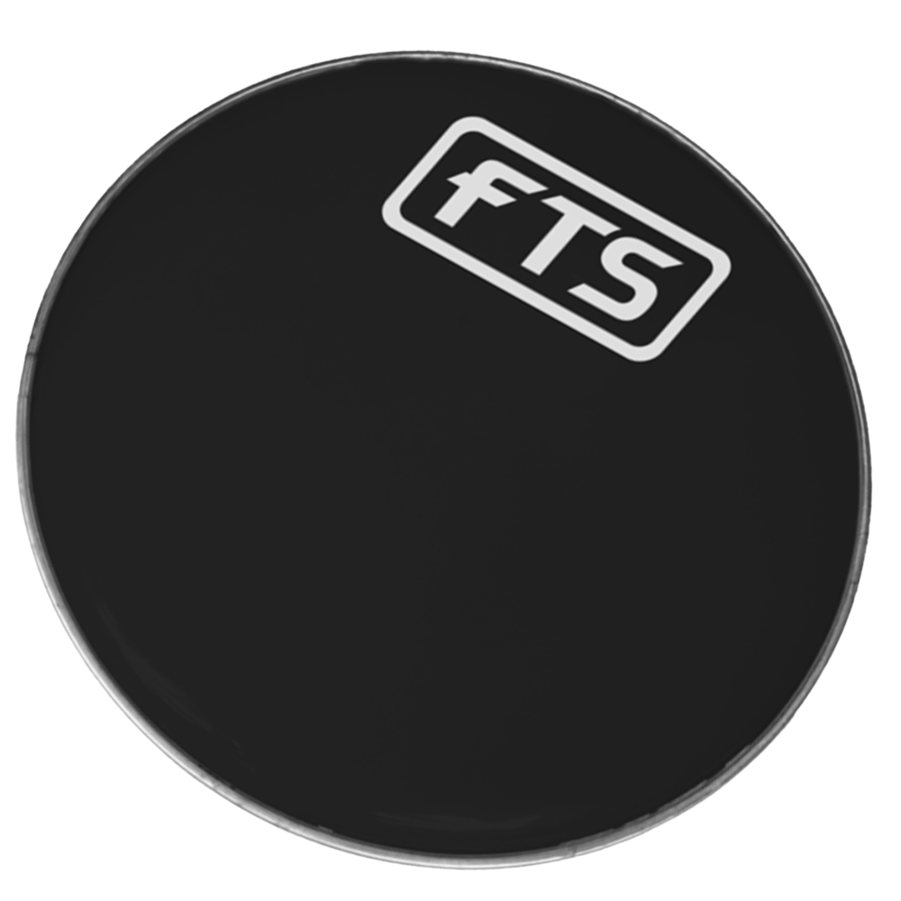 FTS 22'' Black Drum Head 0.25mm (MKI)