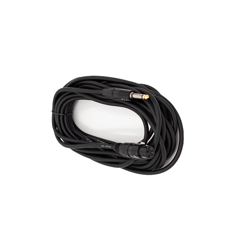 FTS Xlr Female To 6.35mm Mono Jack 10m FTS-TX009+TJ013/10M