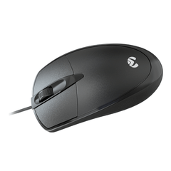 MOS-371U BK Mikuso Wired Optical Mouse 3 Buttons + 1 Wheel Black