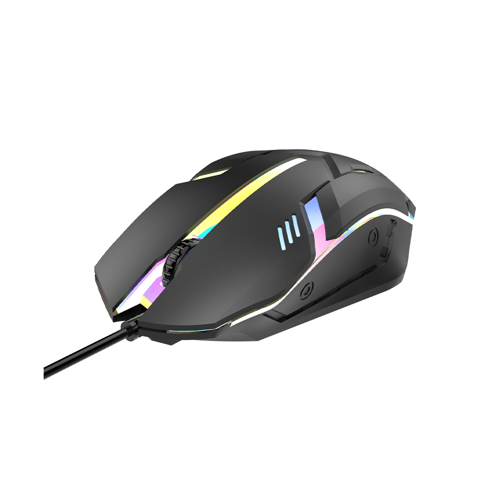 MOS-379U BK Mikuso Wired Mouse 3 Buttons + 1 Wheel Black
