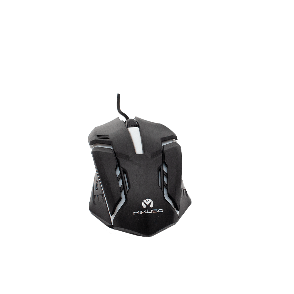 MOS-379U BK Mikuso Wired Mouse 3 Buttons + 1 Wheel Black