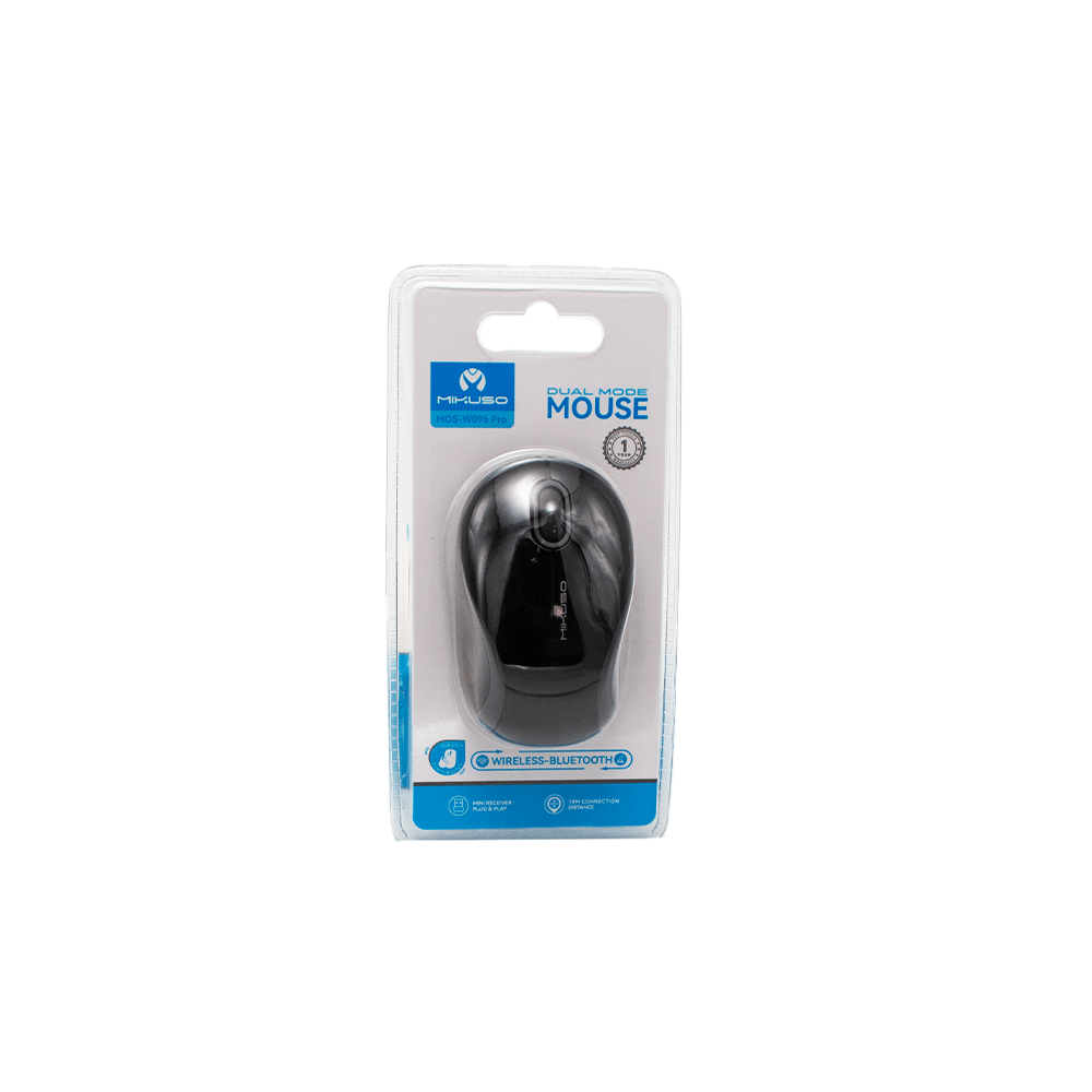 Mikuso 2.4G Wireless Mouse Black/Grey MOS-W096 Pro BK/GRY