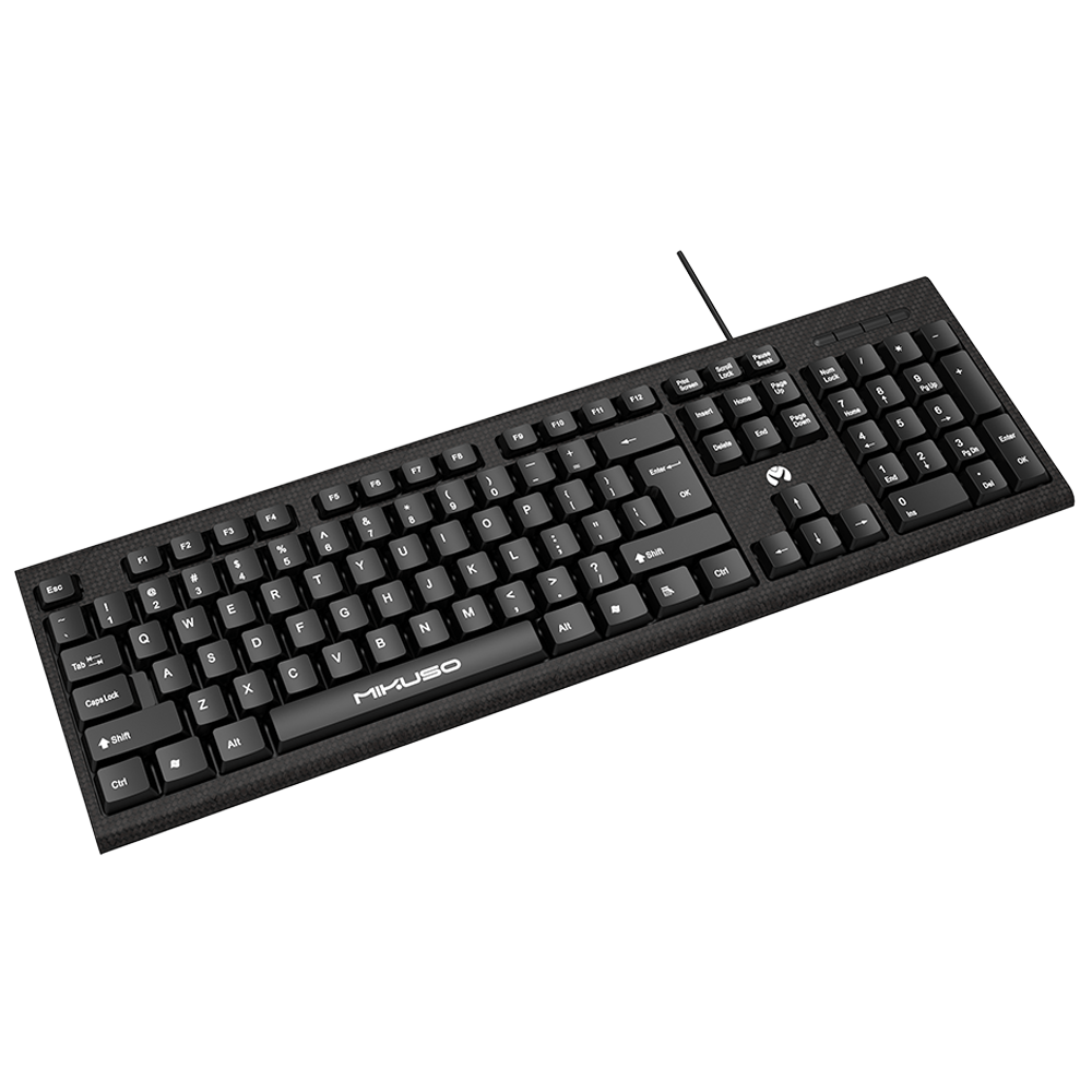 Mikuso Wired Keyboard Black KB-049U BK