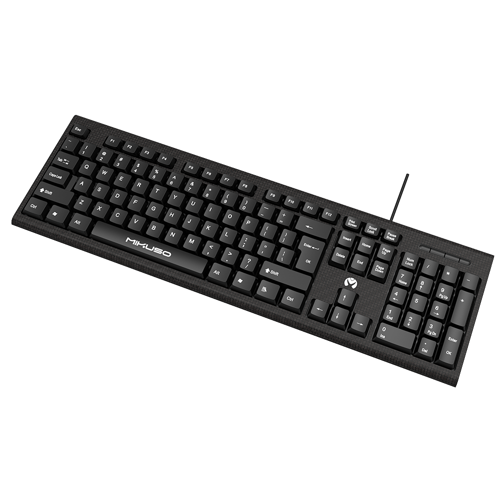 Mikuso Wired Keyboard Black KB-049U BK