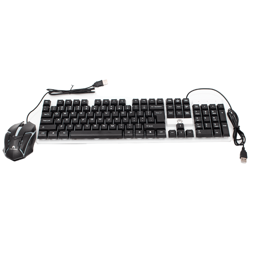 Mikuso Wired Waterproof Splash Design Keyboard Black KB-C024 BK/XK-01