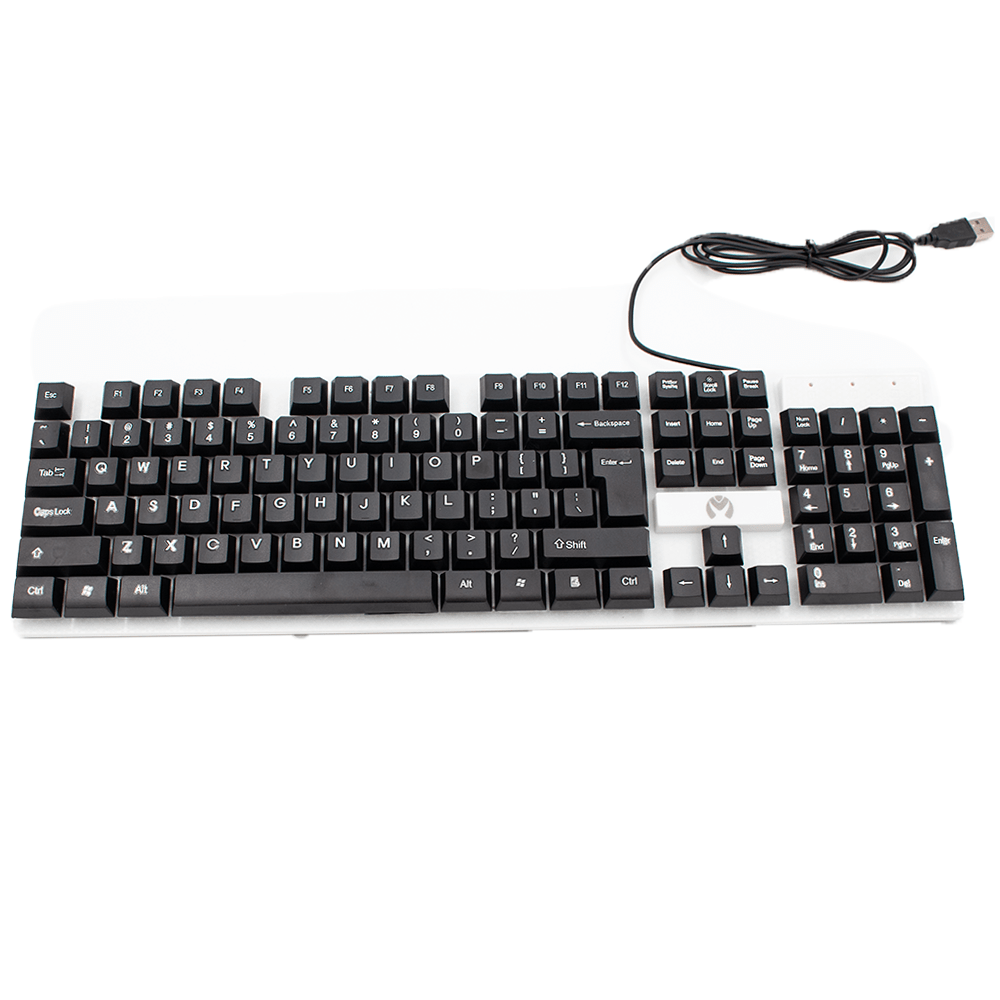 Mikuso Wired Waterproof Splash Design Keyboard Black KB-C024 BK/XK-01