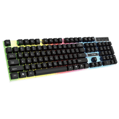 Mikuso Wired Waterproof Splash Design Keyboard Black KB-C024 BK/XK-01