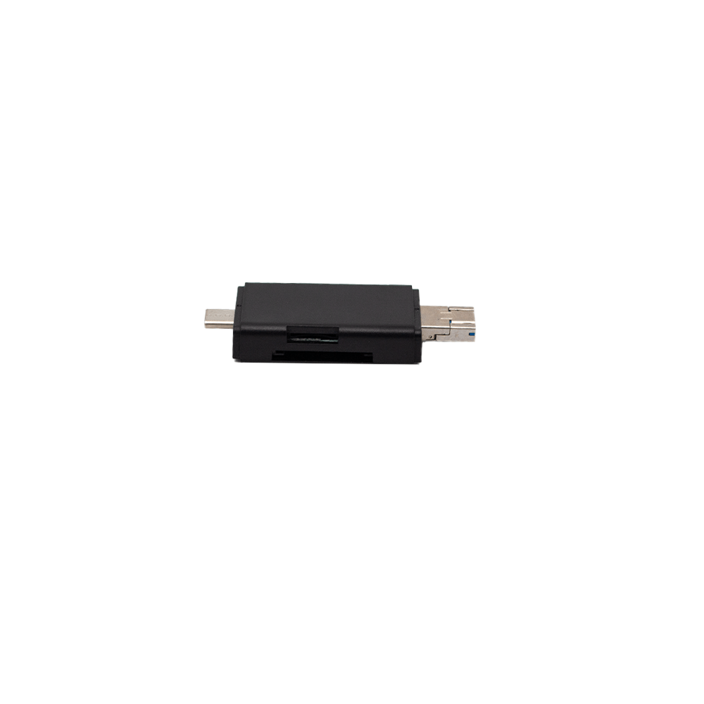 Mikuso USB 2.0 6-IN-1 MULTI-Function Card Reader Black CRD-011 BK
