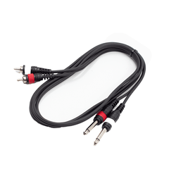 FTS 1.8M 2X6.35mm Mono Jack To 2RCA TLC153