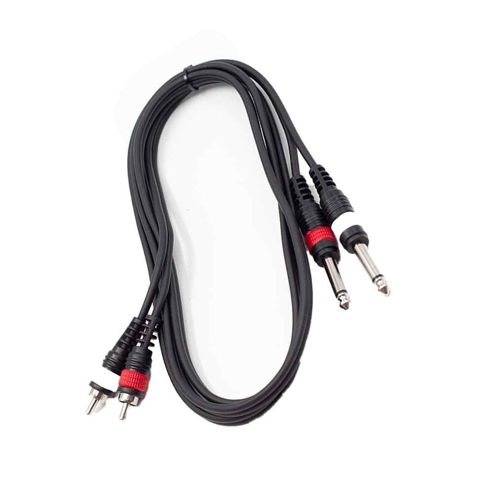 FTS 1.8M 2X6.35mm Mono Jack To 2RCA TLC153