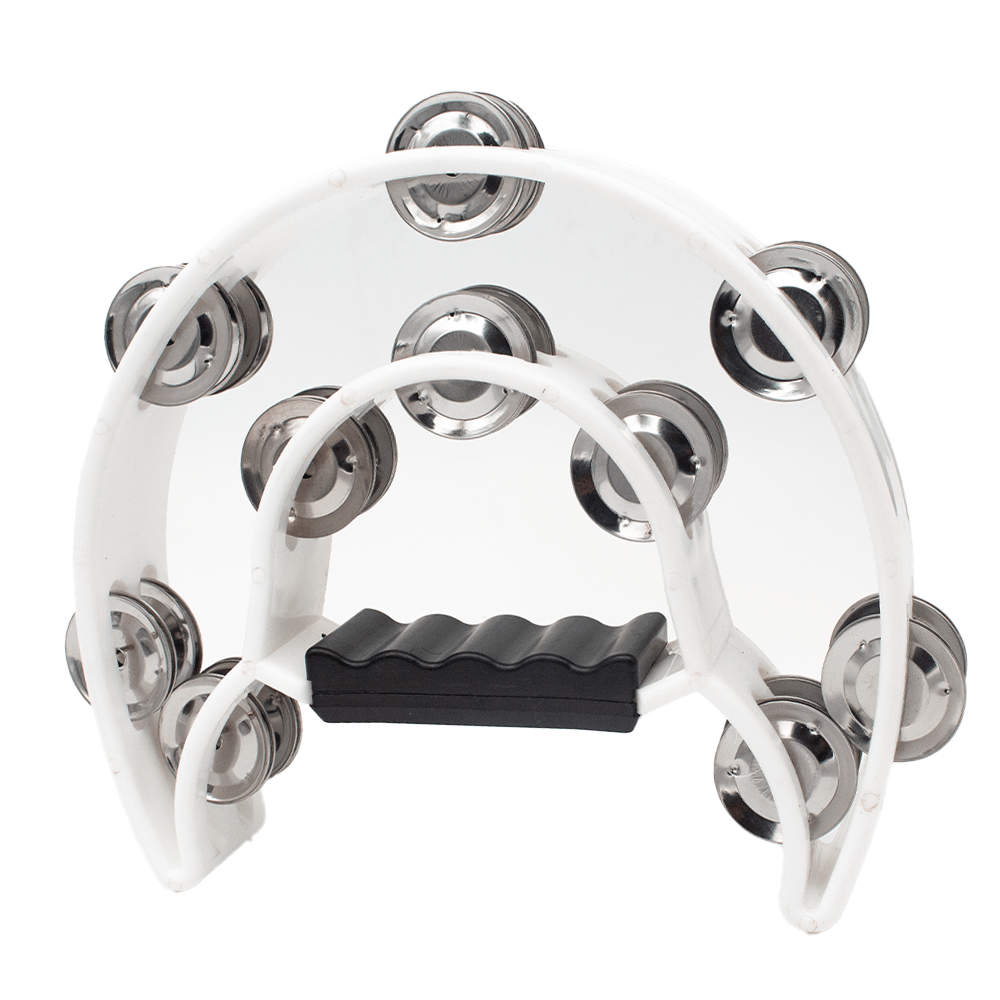FTS Double Row Tambourine White FTS-JT-TX9-20 WH