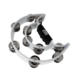 FTS Double Row Tambourine White FTS-JT-TX9-20 WH