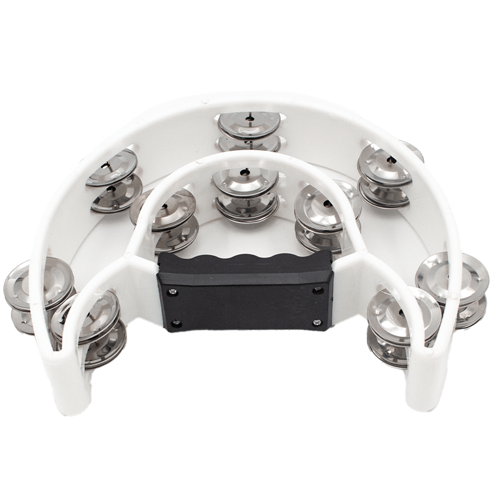 FTS Double Row Tambourine White FTS-JT-TX9-20 WH