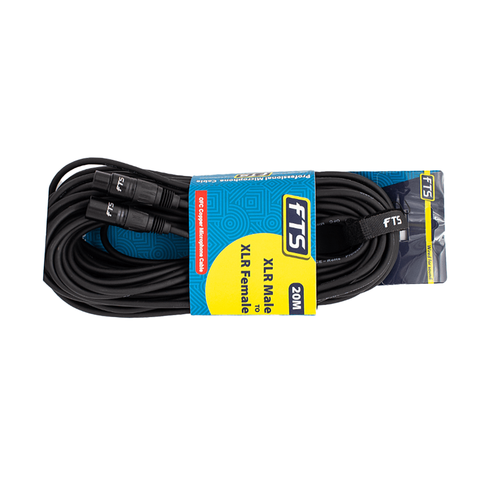 FTS 20m Xlr Male To Female FTS-TX009-TX012/20M