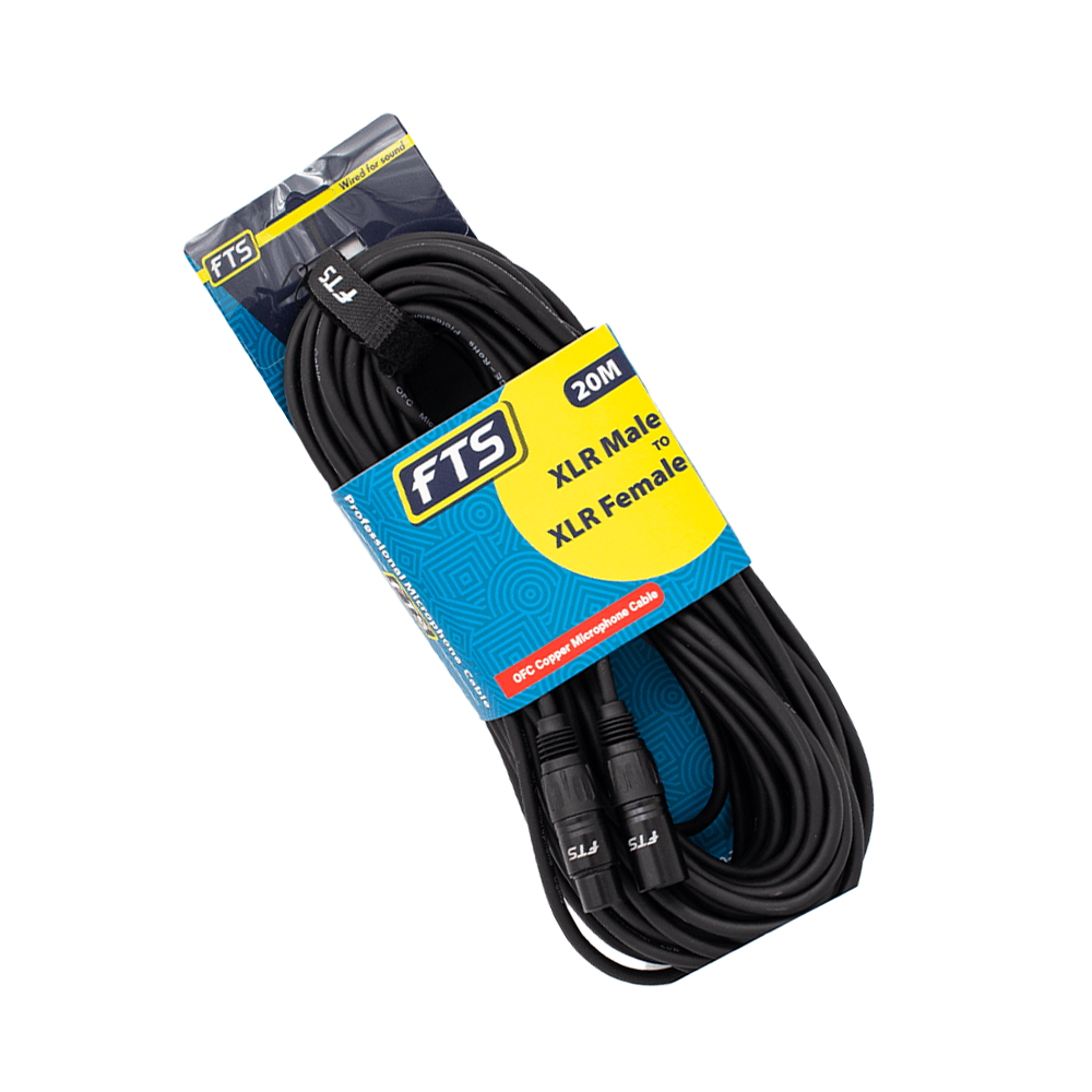FTS 20m Xlr Male To Female FTS-TX009-TX012/20M
