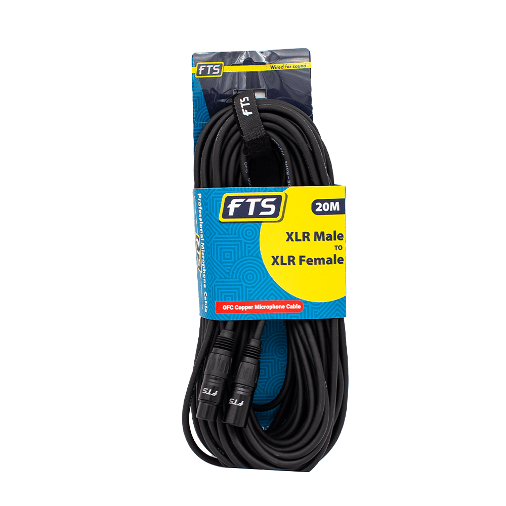 FTS 20m Xlr Male To Female FTS-TX009-TX012/20M