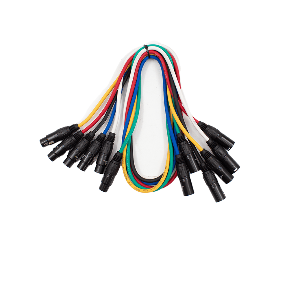 Astro Audio XLR Male to Female 6PcsTx009-Tx012/1M