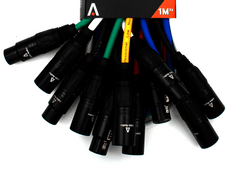Astro Audio XLR Male to Female 6PcsTx009-Tx012/1M
