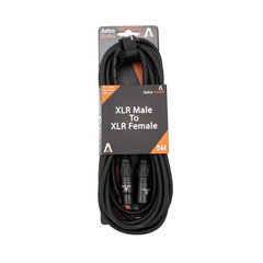 Astro Audio 5M XLR Male to XLR Female Mic Cable Tx009-Tx012BK