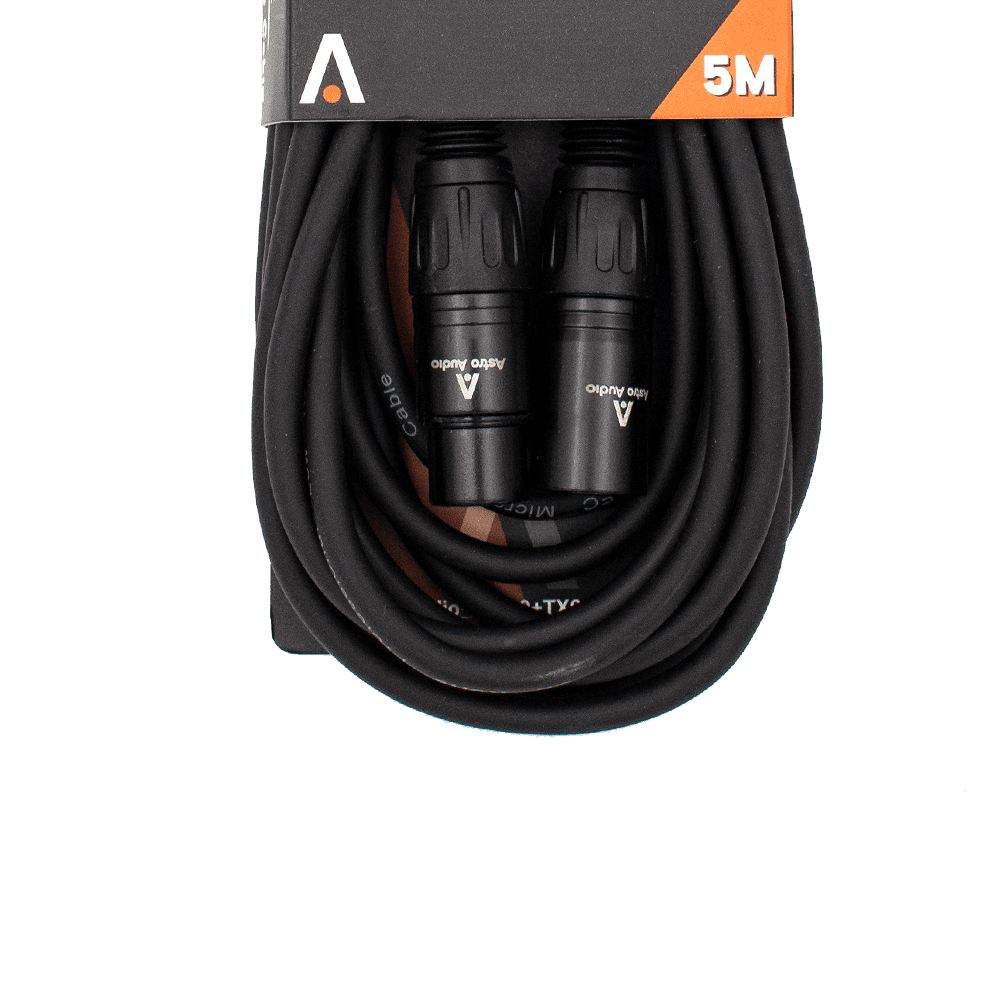 Astro Audio 5M XLR Male to XLR Female Mic Cable Tx009-Tx012BK