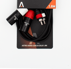 Astro Audio 1.8m C2RCA to 2XLR