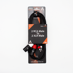 Astro Audio 1.8m C2RCA to 2XLR