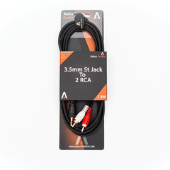 Astro Audio 3.5mm St Jack to 2RCA 1.8M C352RCA18