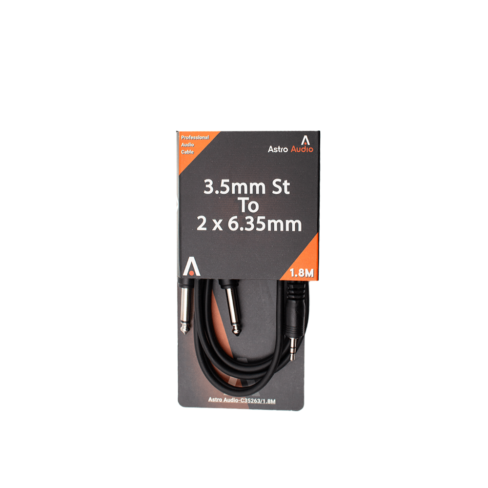 Astro Audio 3.5mm St to 2X6.35mm C3526318