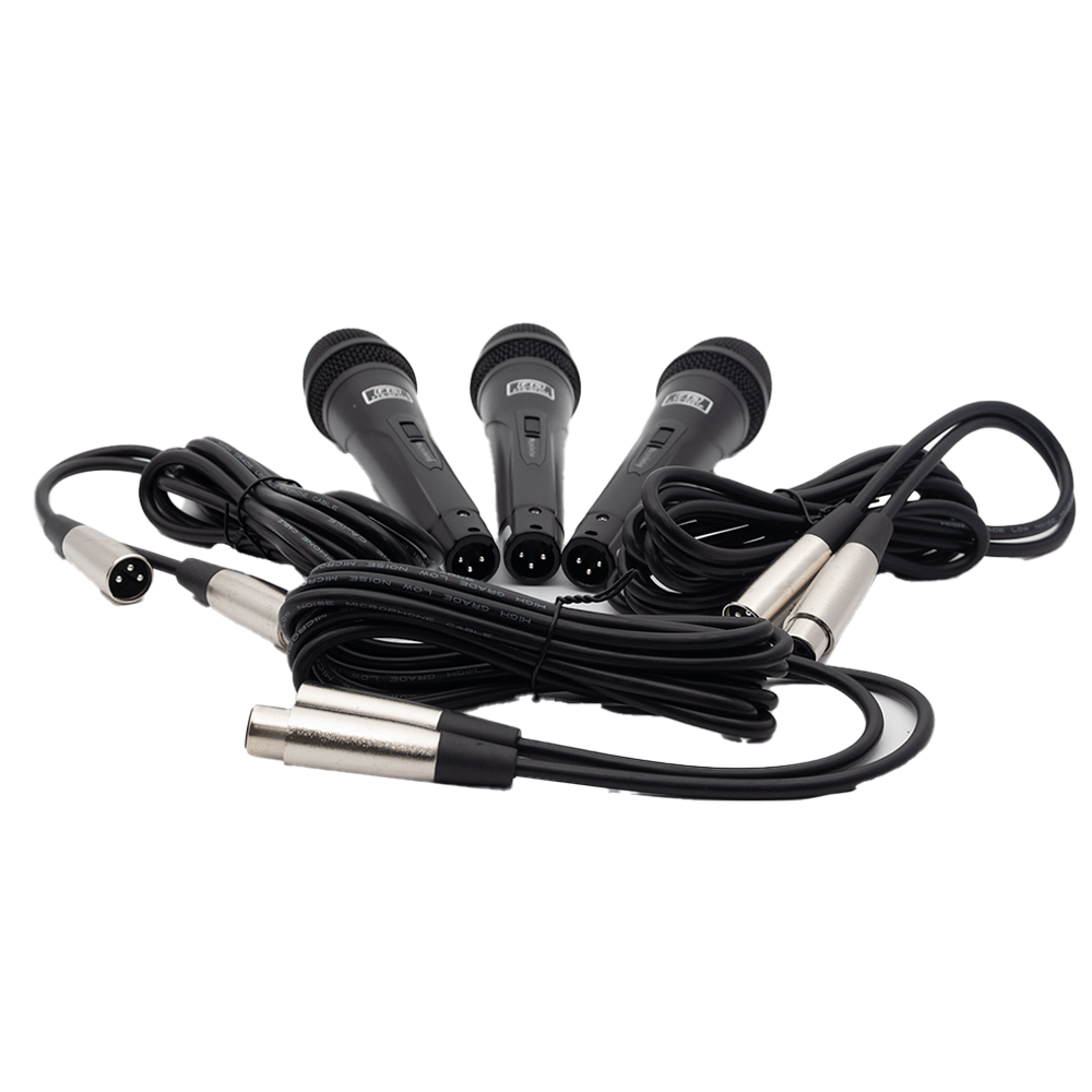 FTS 3 Pack Plastic Wired Microphone FTS-SF268