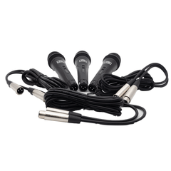FTS 3 Pack Plastic Wired Microphone FTS-SF268