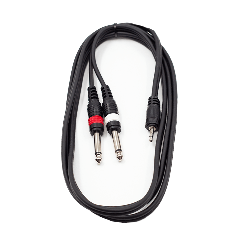 FTS 1.8M 3.5mm St to 2X6.35mm Cable TLC172